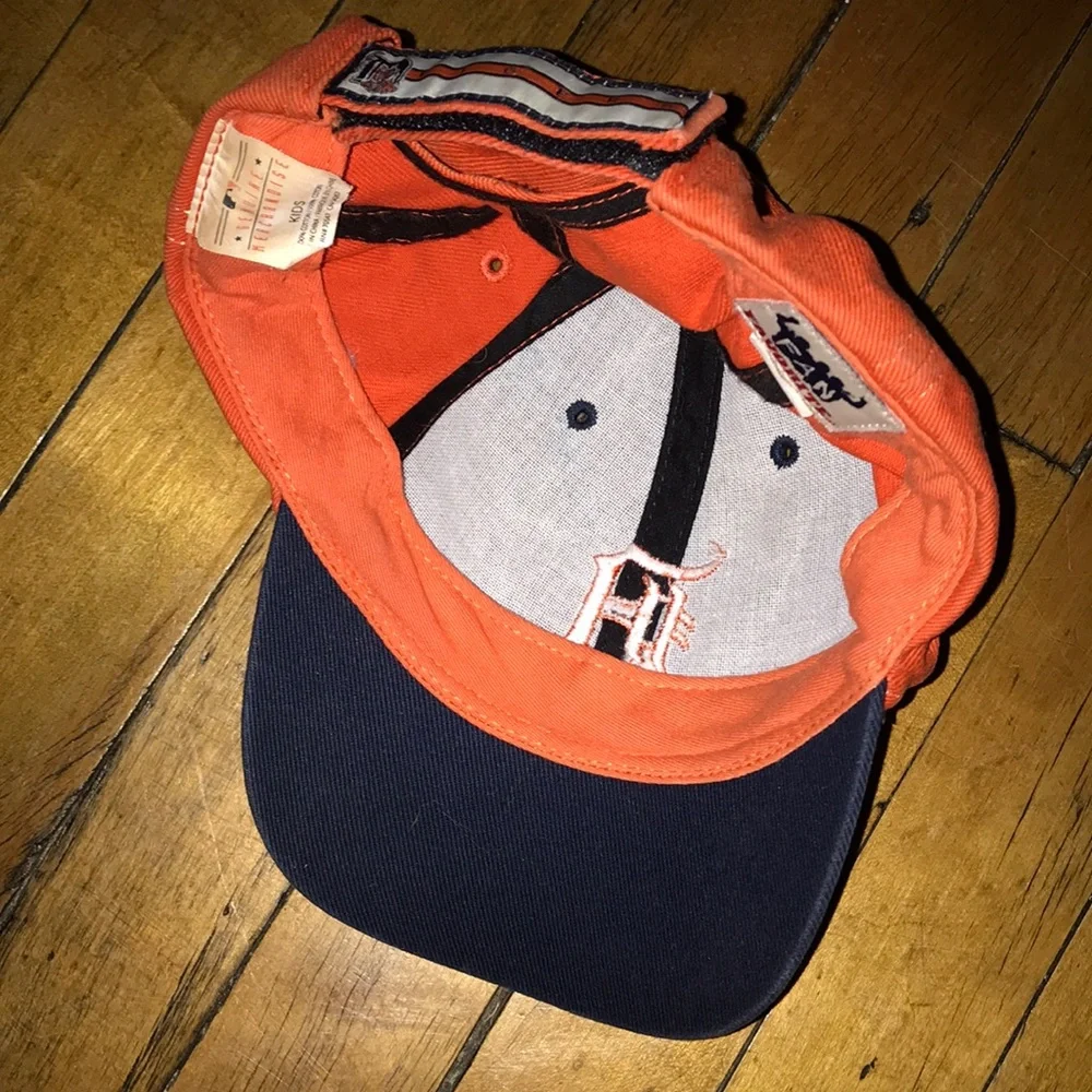 Detroit Tigers Navy & Orange MLB Baseball Cap‎